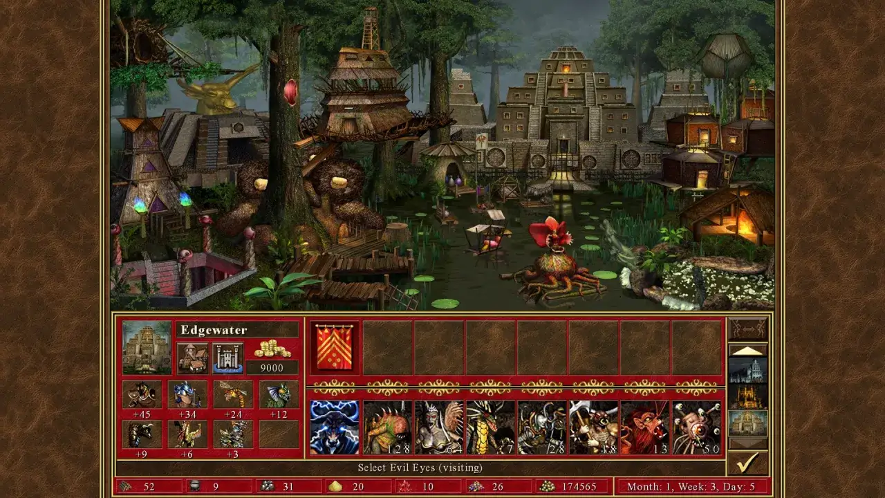 Heroes of Might and Magic 3 gameplay screenshot