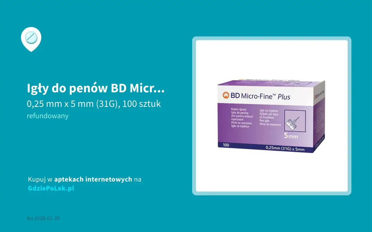 Zdjęcie Igły do pen&oacute;w: recepta, refundacja i zakup bez recepty w Polsce