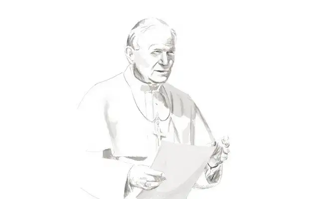 Zdjęcie Darmowe kolorowanki i obrazki Jana Pawła II do druku dla wiernych