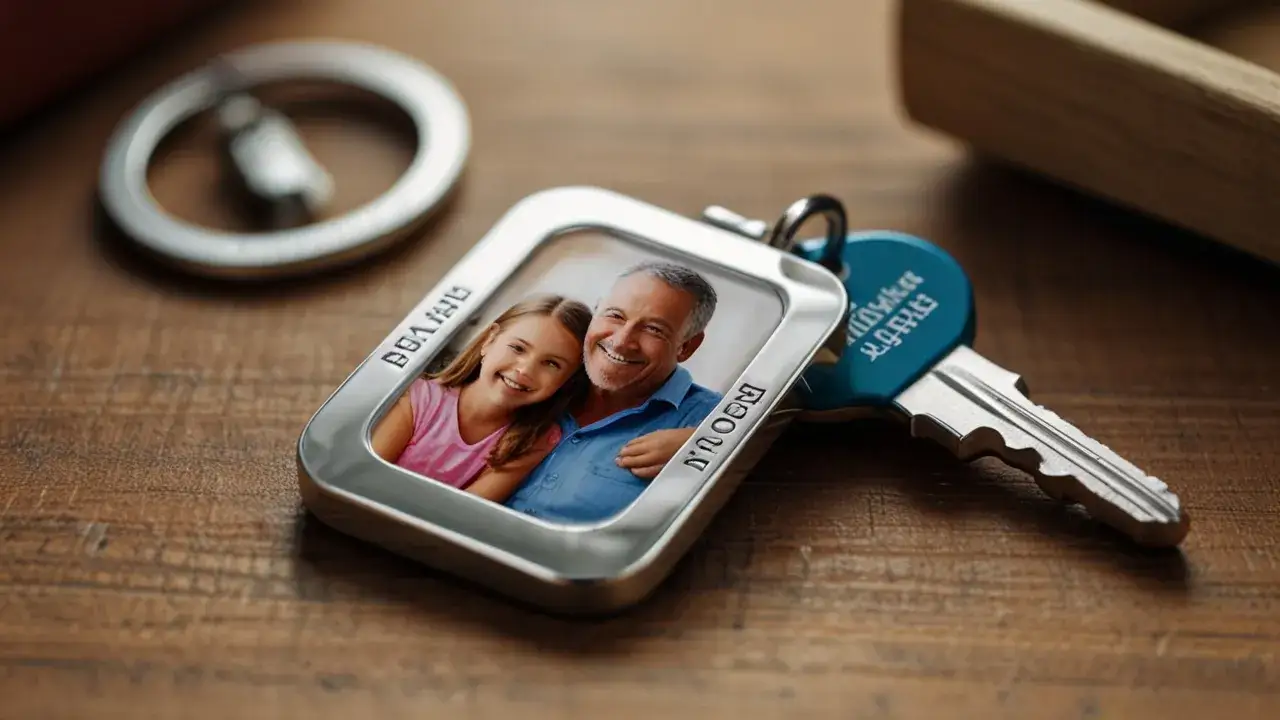 Zdjęcie Czy brelok ze zdjęciem to taki idealny prezent dla każdego taty?