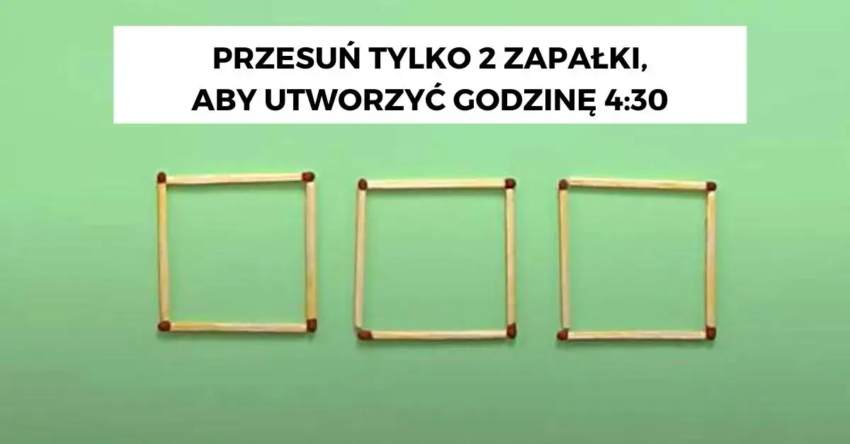 Zdjęcie Zagadka z zapałkami szufelka: jak rozwiązać ją w łatwy sposób?