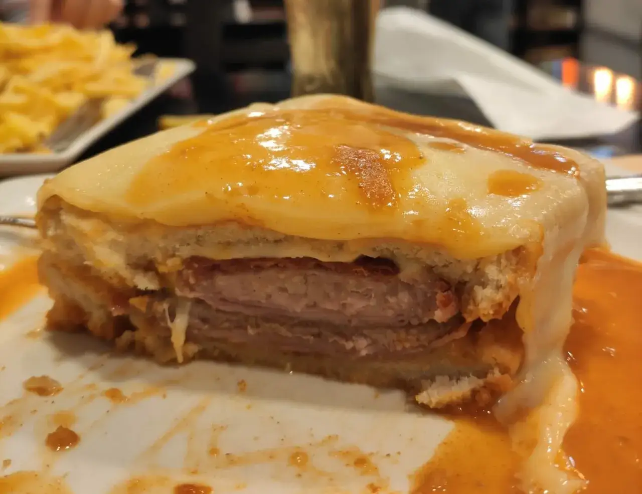 Francesinha sandwich Porto food