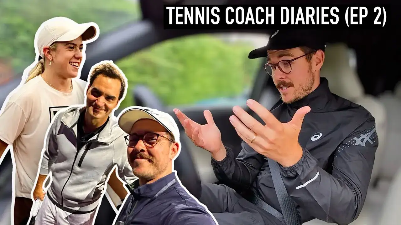 coach tenisowy z zawodnikiem rozmowa