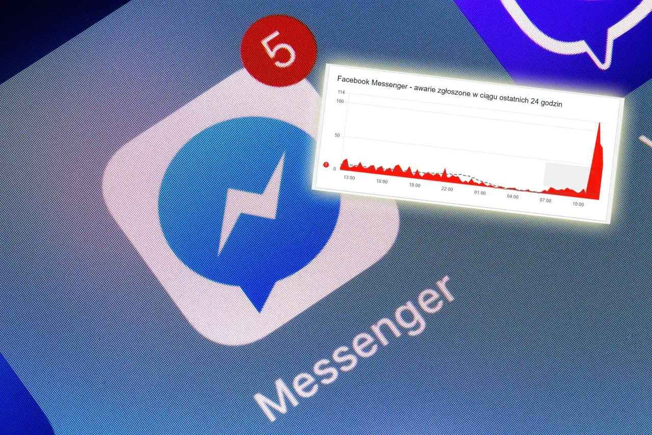 Ikona Messengera z powiadomieniem 