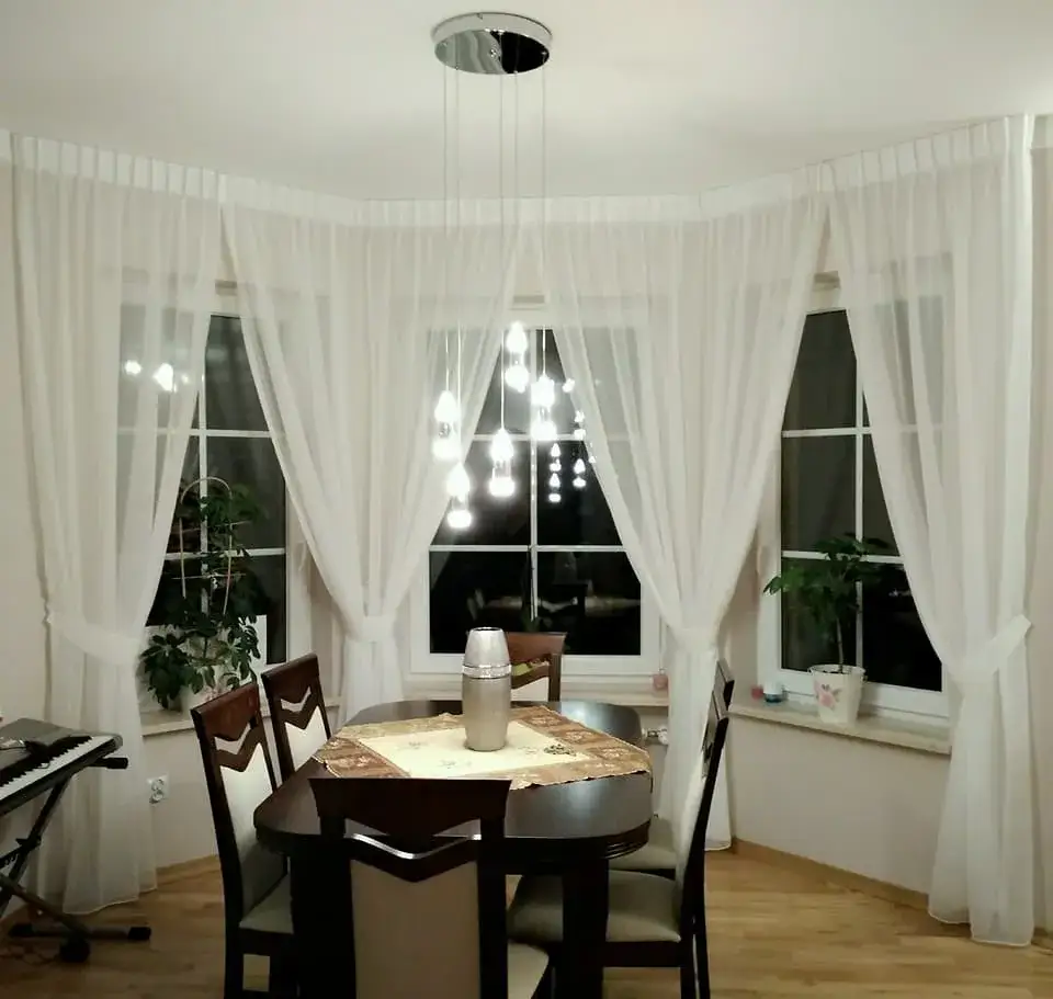 firanka wachlarz aranżacje okienne