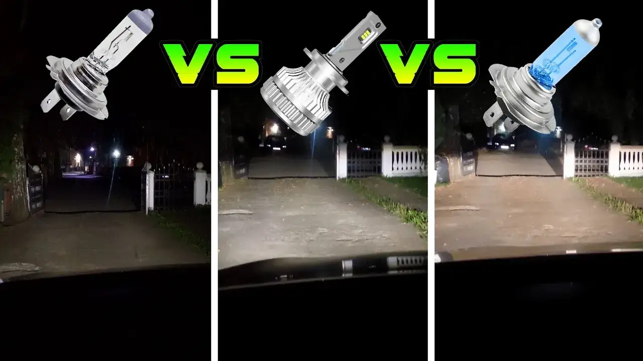 żar&oacute;wki LED H7 vs żar&oacute;wki halogenowe H7