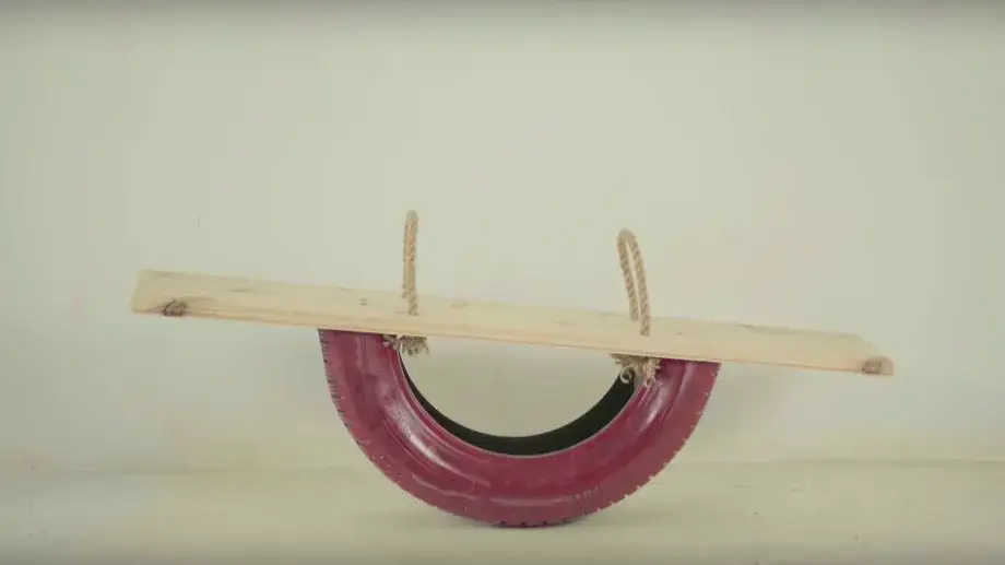 Huśtawka z opony DIY, jak zrobić huśtawkę z opony