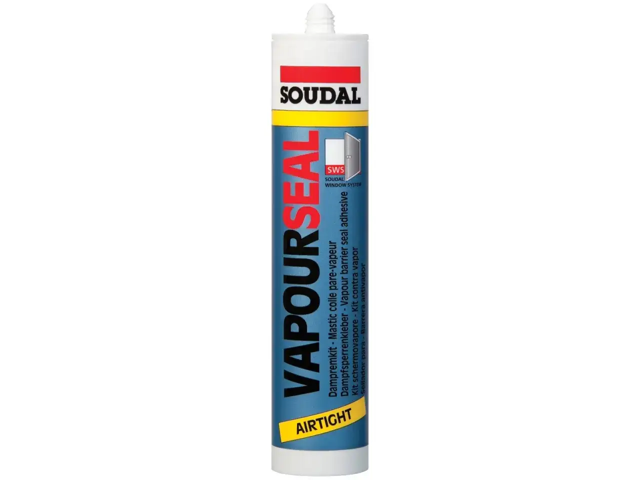 Klej do folii Soudal Vapourseal, zapewniający szczelność i ochronę przed parą. Idealny do systemów okiennych.
