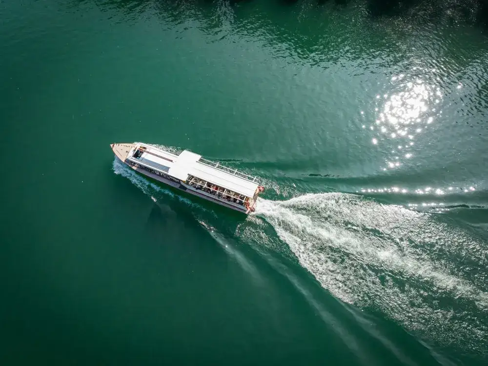 Wodospad Rheinfall rejs statkiem