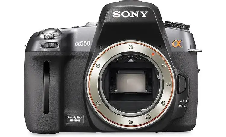 Sony A550 body and screen