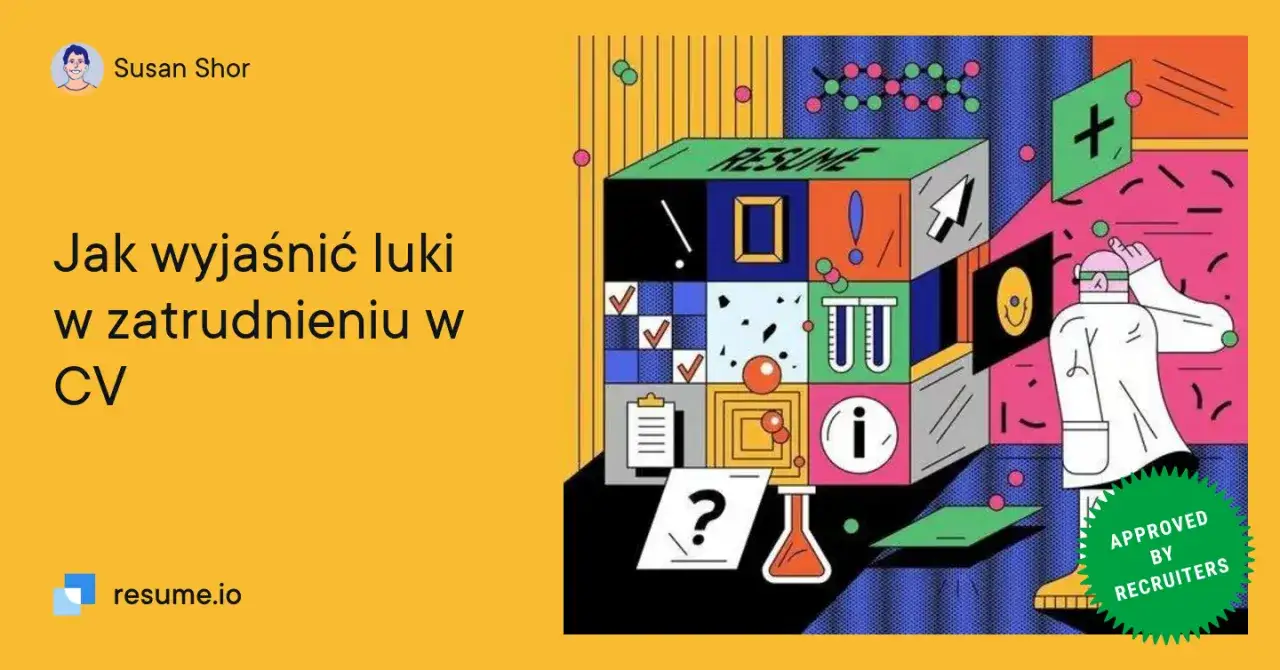 luki w zatrudnieniu CV grafika