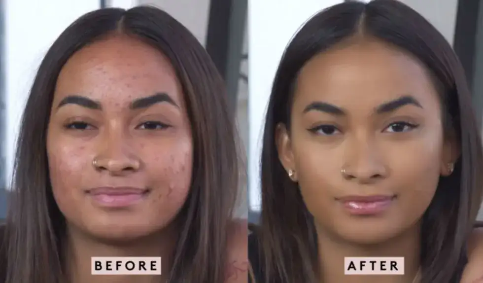 makijaż krok po kroku ukrywanie pryszcza