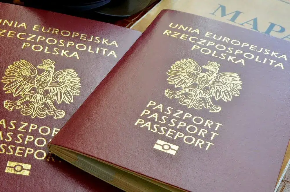 Mapa punktów paszportowych w Polsce