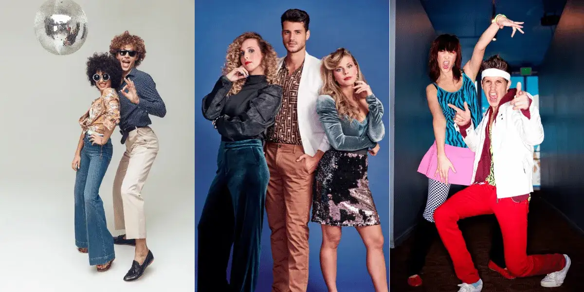 Męska moda lat 80. stylizacje