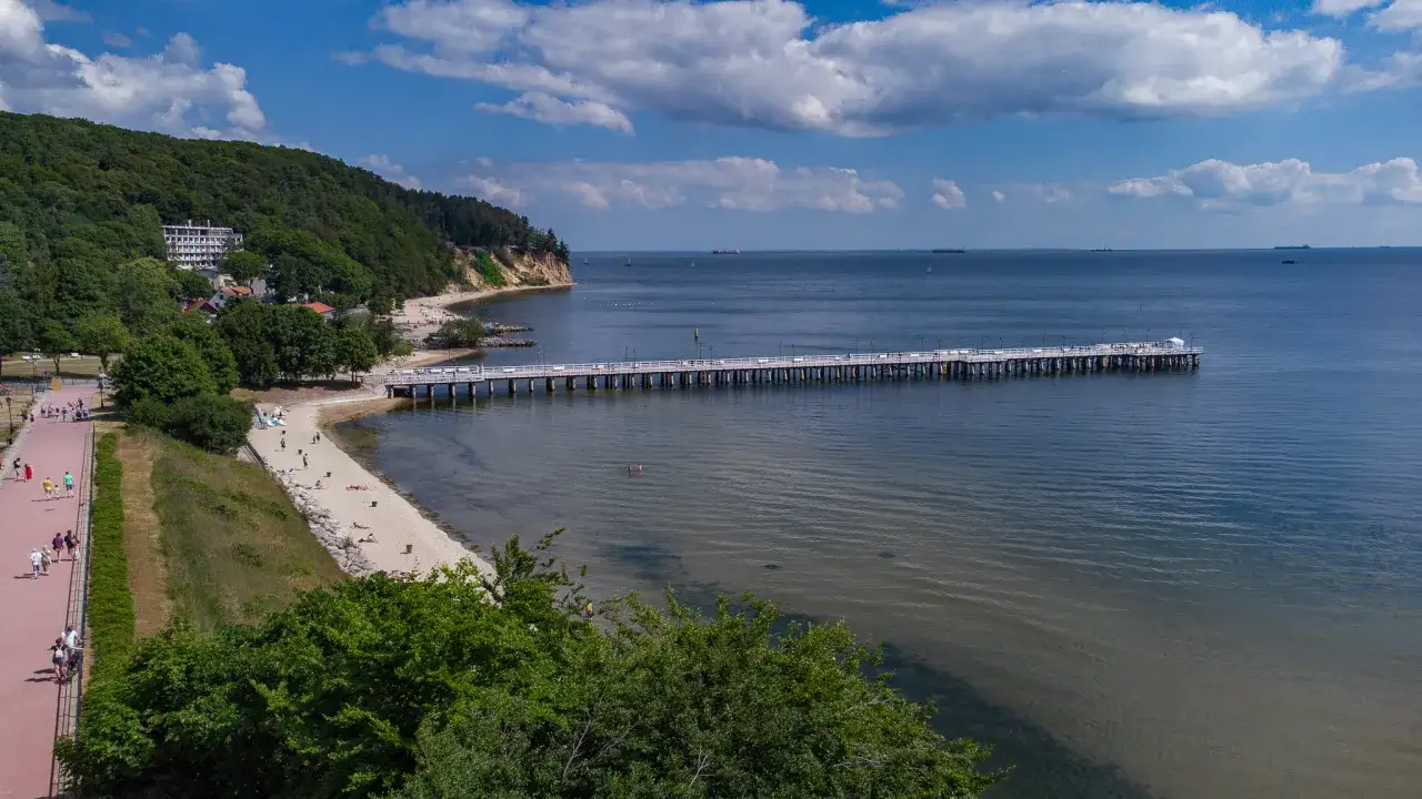 Klif Orłowski Gdynia widok