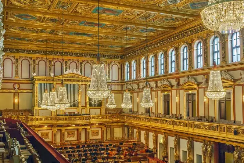 Wiedeń Musikverein Złota Sala wnętrze