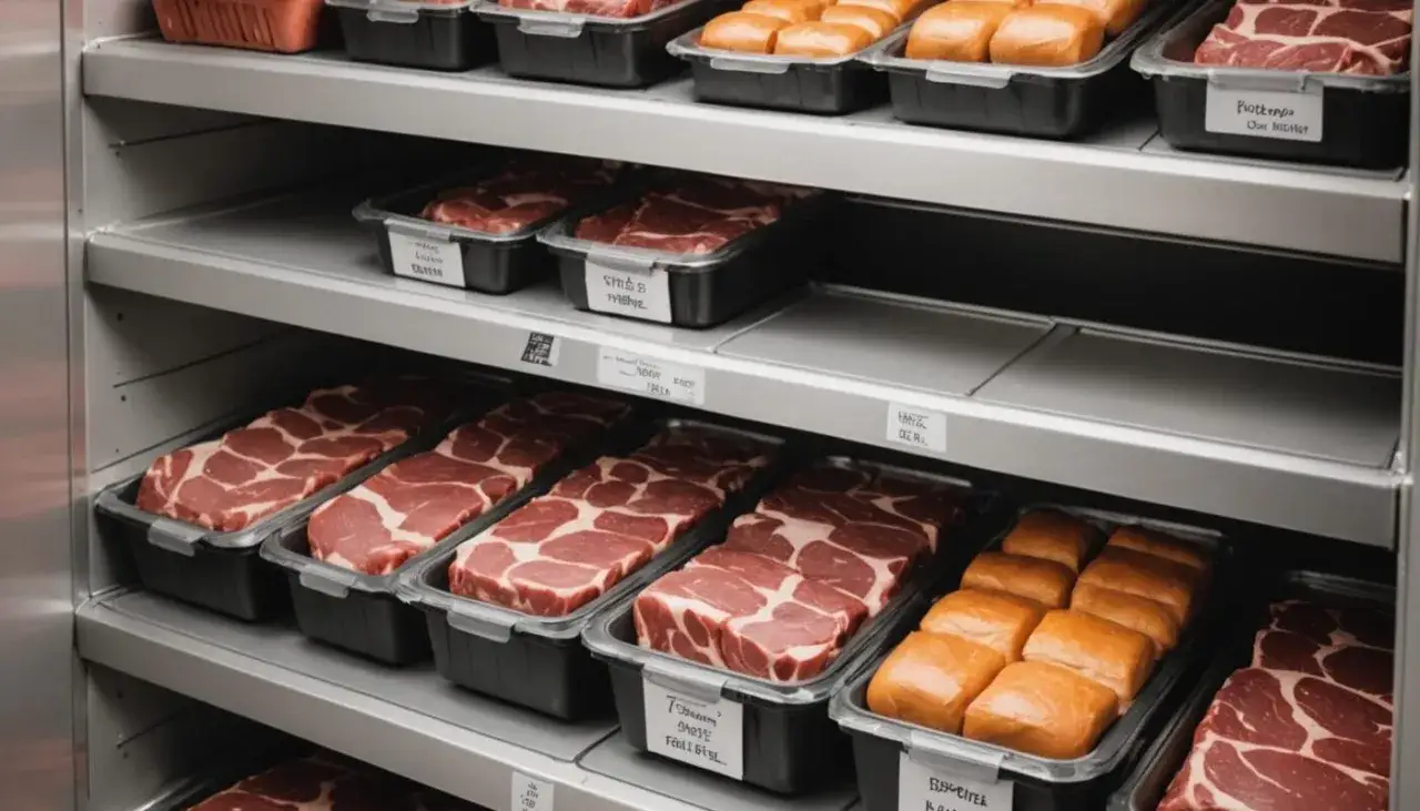 Zamrożony sos mięsny w pojemniku