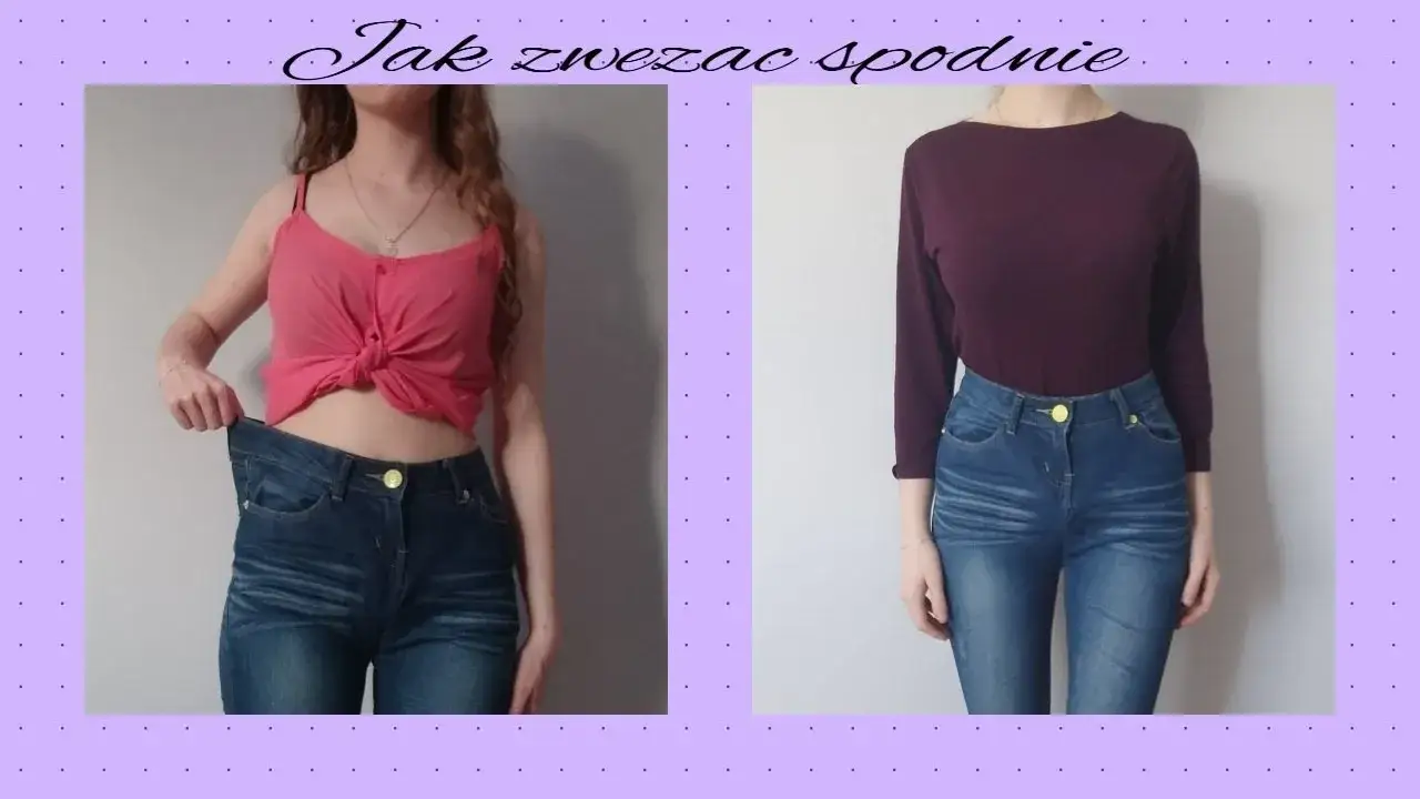zwężanie nogawek jeansy bawełna por&oacute;wnanie