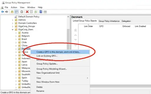 Active Directory Group Policy Objects GPO