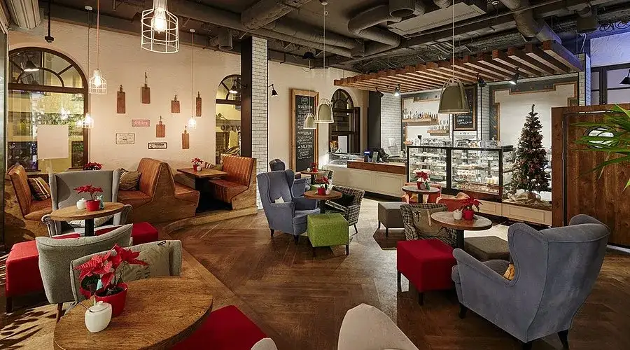 Klimatyczna kawiarnia Bochnia wnętrze