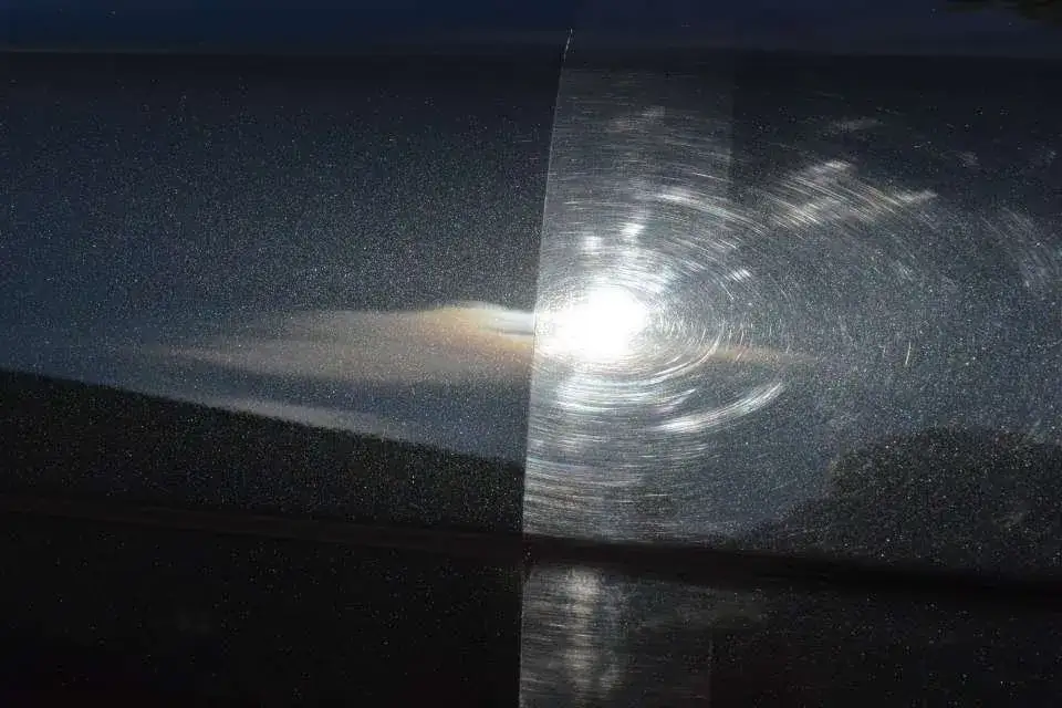 mikrorysy swirle na lakierze samochodowym