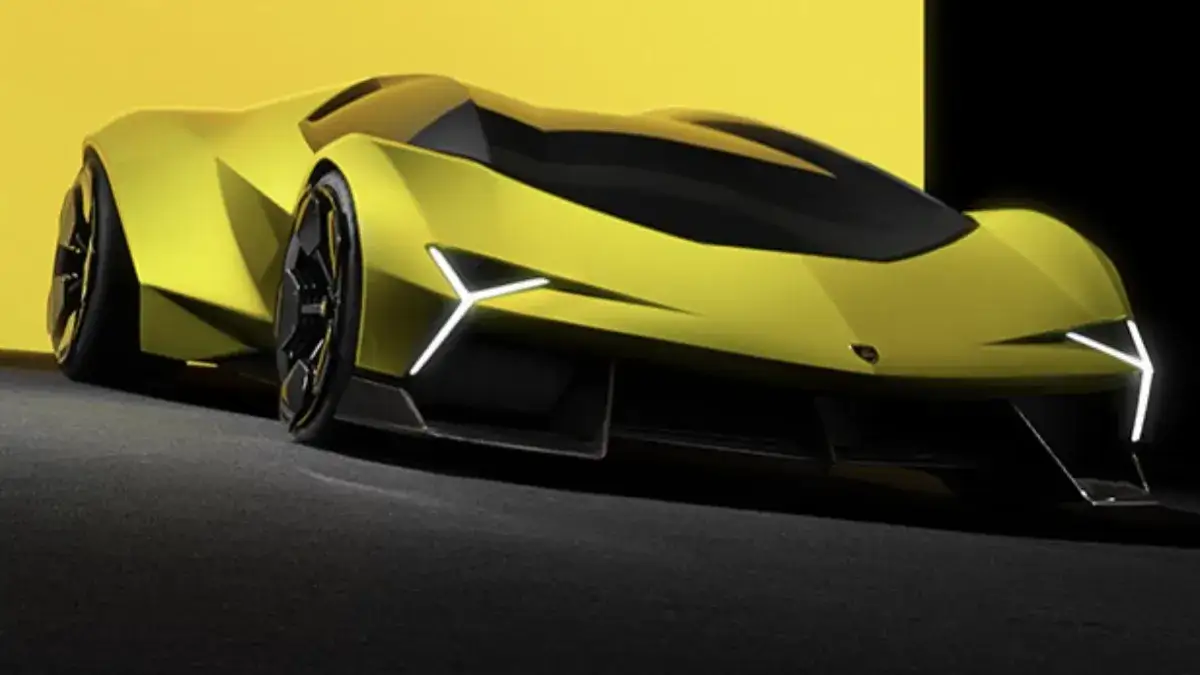 Lamborghini design DNA, Countach wedge profile, hexagon Y motif