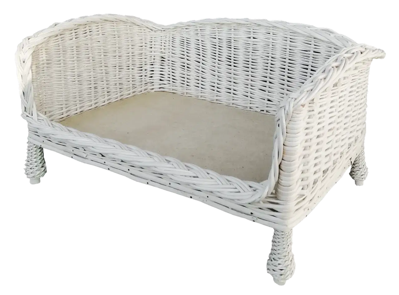 Zdjęcie  Legowisko wiklinowe dla psa - komfortowe i estetyczne miejsce dla Twojego pupila