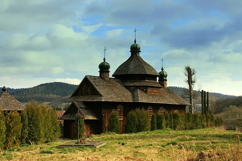 drewniana cerkiew Bieszczady