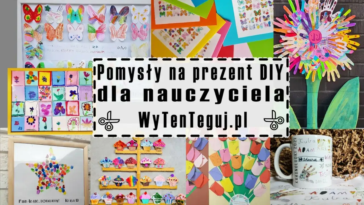 kreatywne prezenty DIY dla nauczyciela
