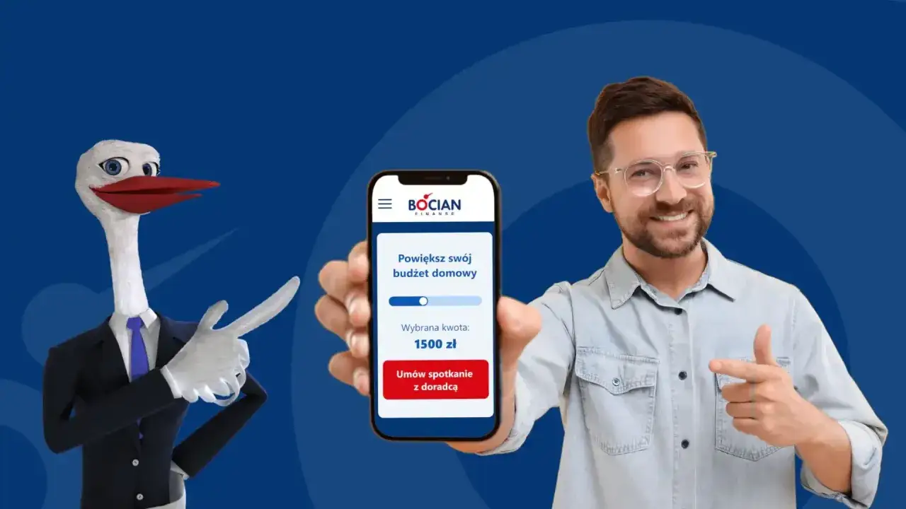 Bocian Finanse dostępne kwoty pieniędzy