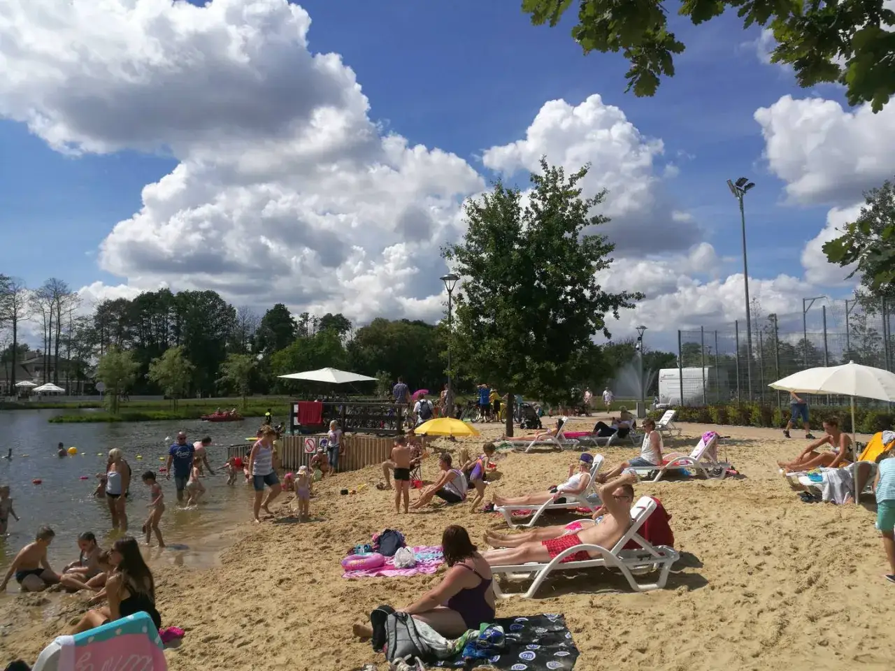 Stawy Walczewskiego Grodzisk Mazowiecki plaża