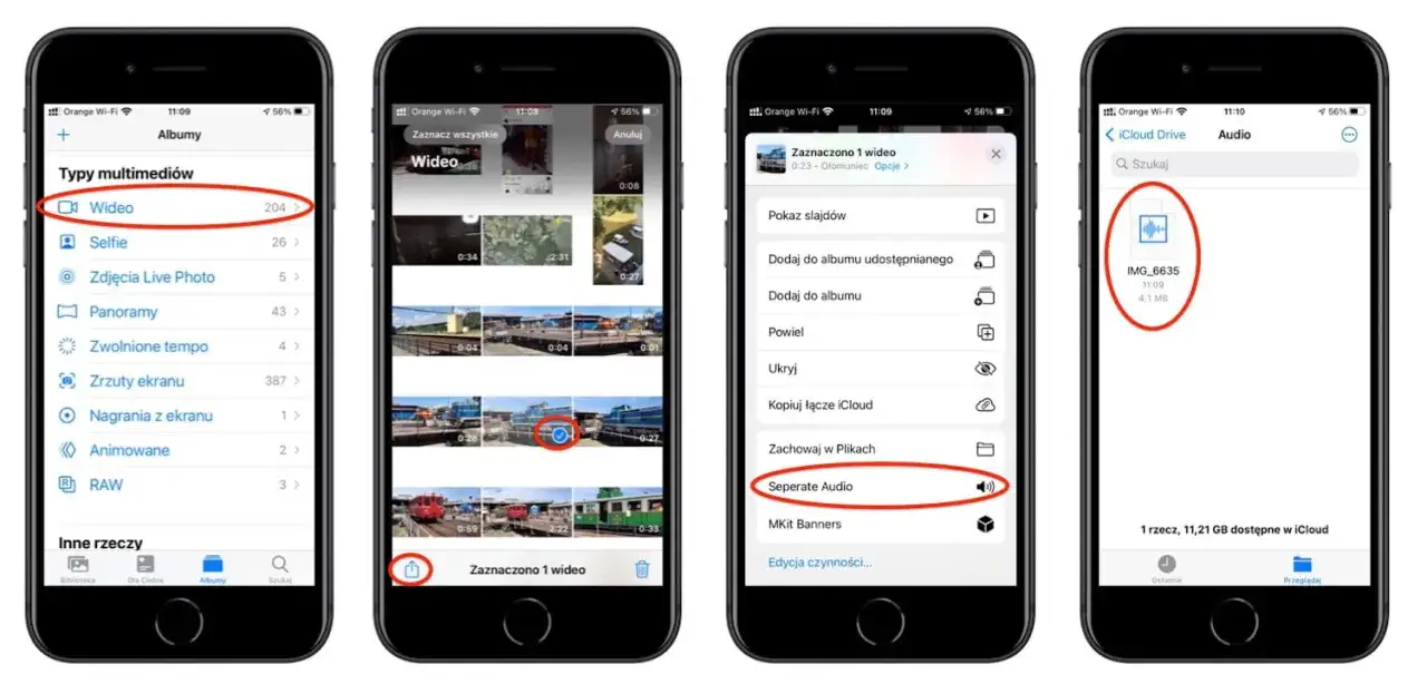 Aplikacje do wyodrębniania klatek z wideo iPhone