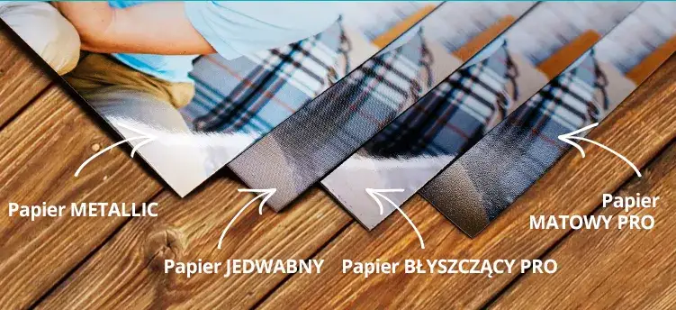 Rodzaje papieru fotograficznego błysk mat jedwab