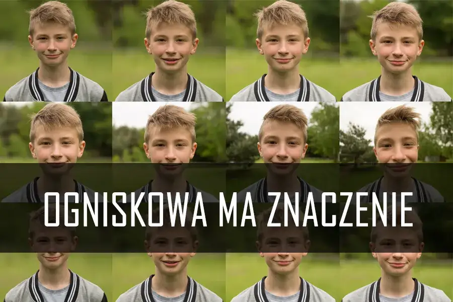 porównanie zdjęcia ciemnego i jasnego obiektywu