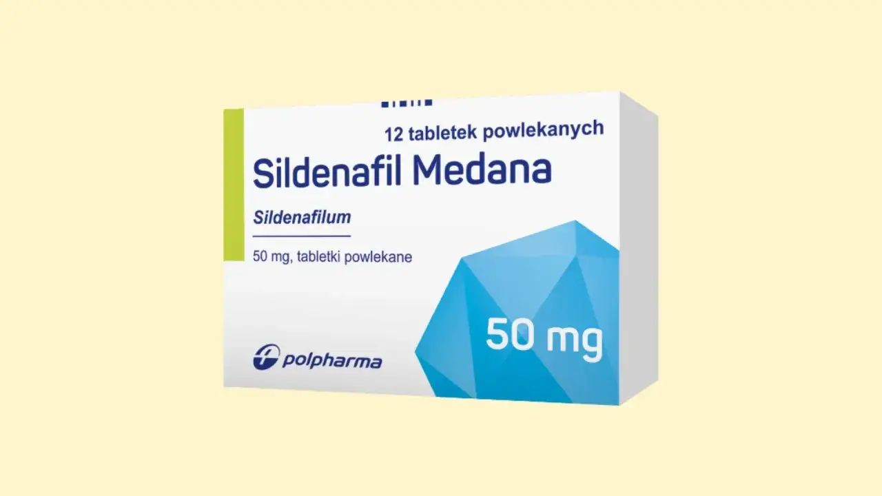 Opakowania lek&oacute;w z sildenafilem bez recepty w Polsce