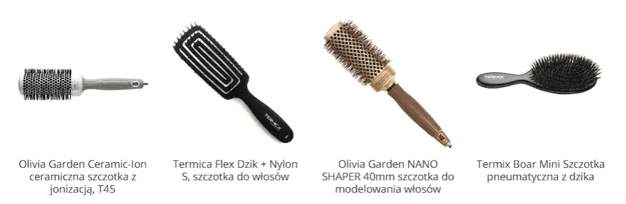 rodzaje szczotek do włos&oacute;w czyszczenie