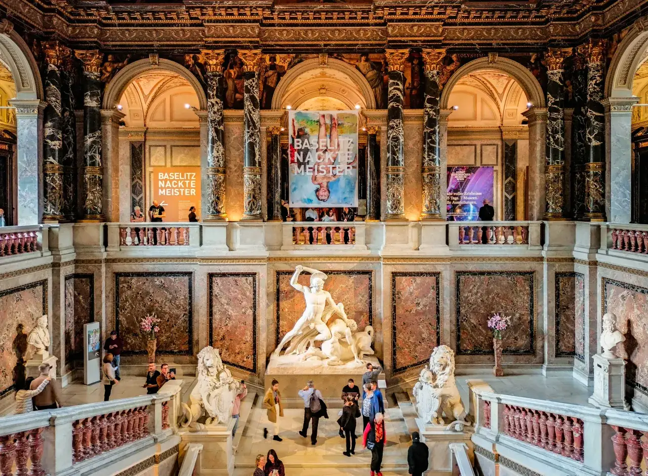 Wiedeń MuseumsQuartier wnętrza muzeum