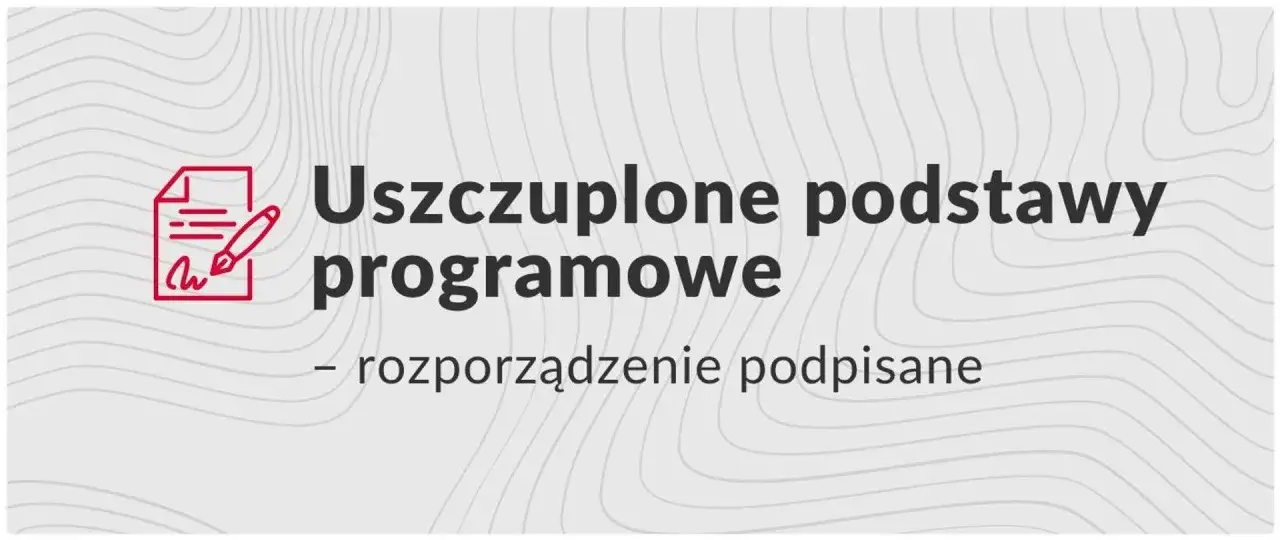 podstawa programowa rozporządzenie men