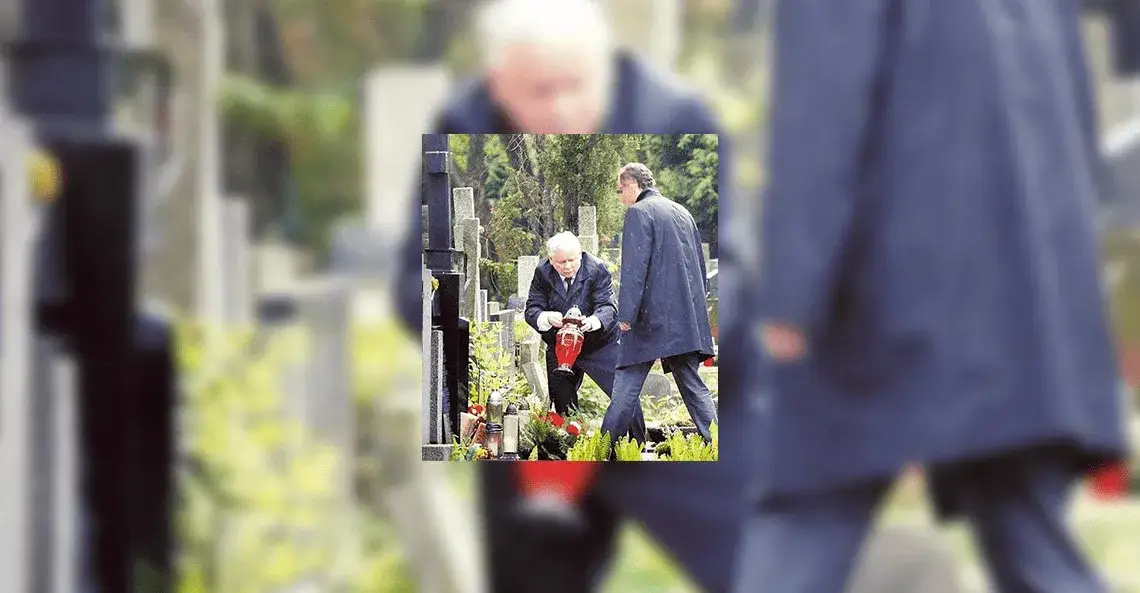 Jarosław Kaczyński cmentarz zamknięty 10 kwietnia 2020