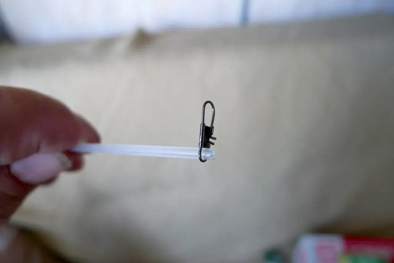 Montaż spławika waggler schemat