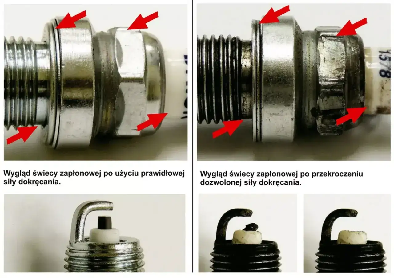 Moment dokręcania świec zapłonowych