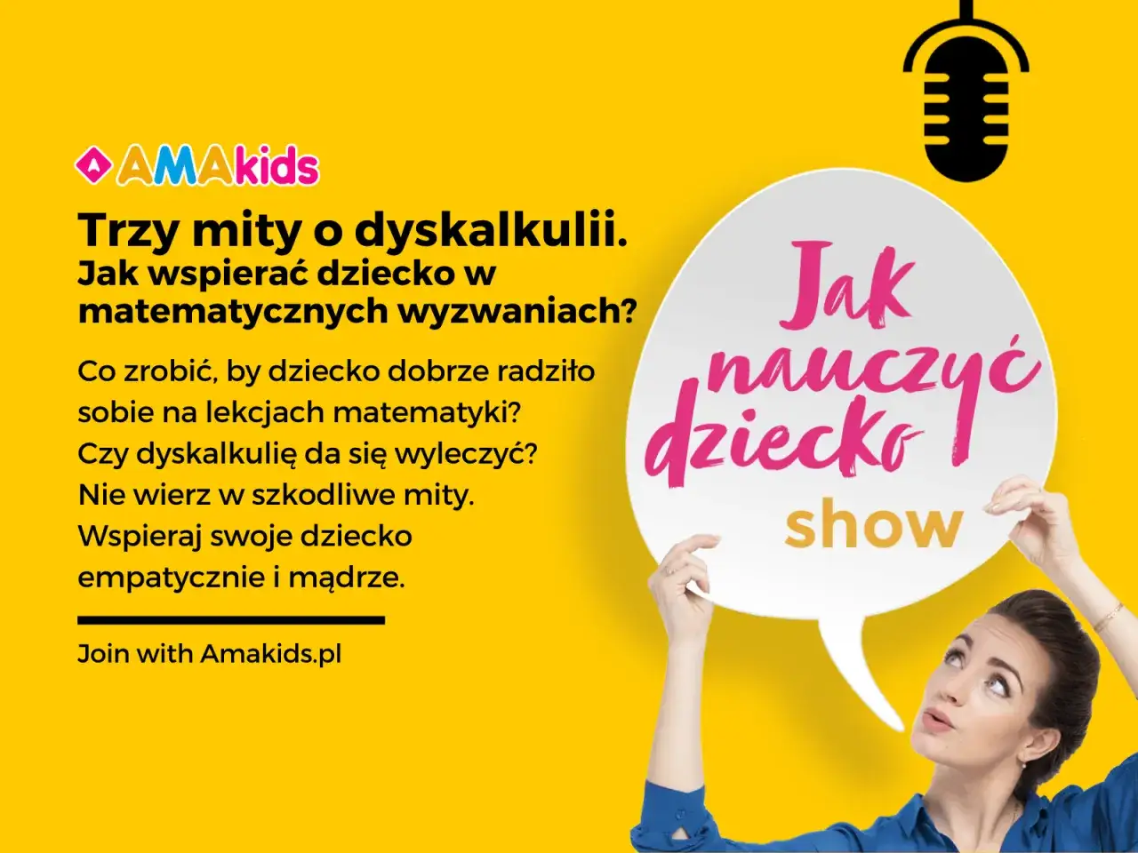 Trzy mity o dyskalkulii. Dowiedz się, jak wspierać dziecko w matematycznych wyzwaniach. Czy dyskalkulię da się wyleczyć? Join with Amakids.pl