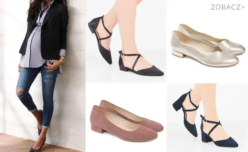 eleganckie buty na wesele dla kobiet w ciąży