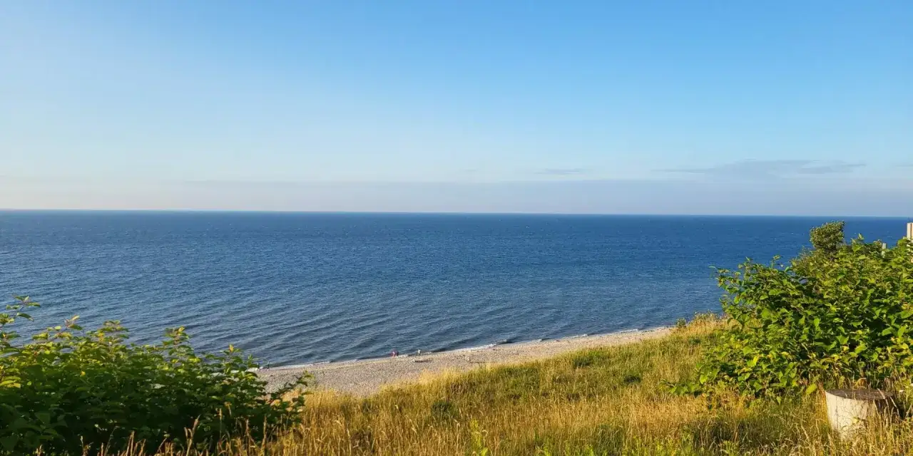 Panorama z klifu Jastrzębiej Góry