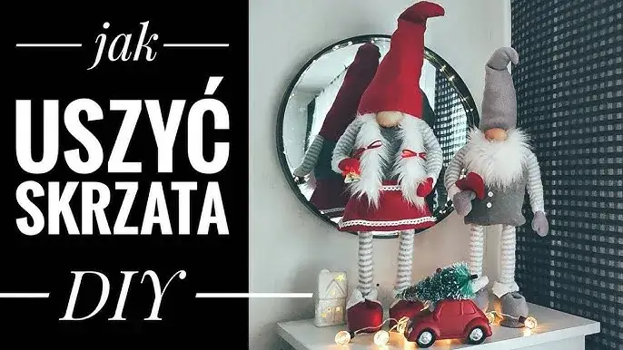 materiały do stroju krasnala DIY