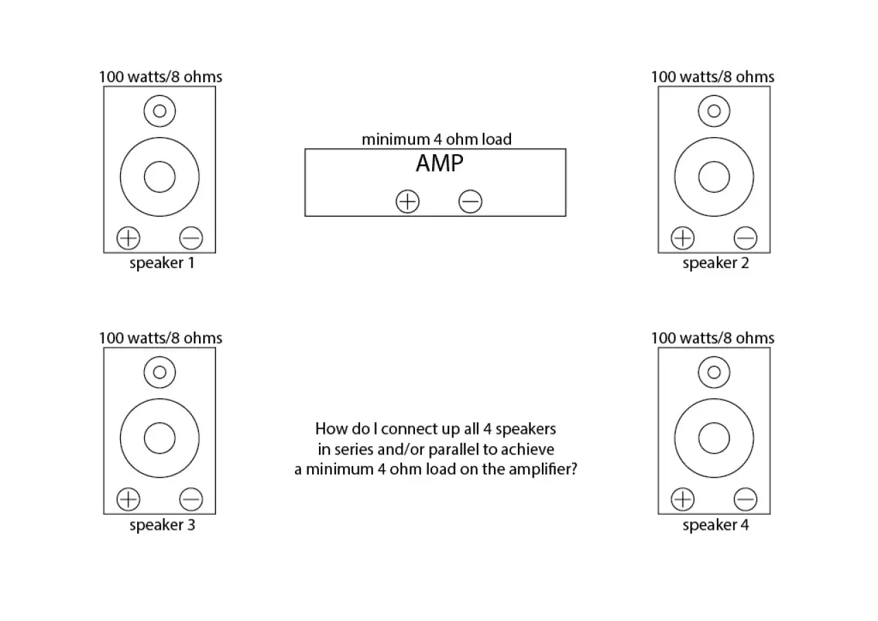 głośnik 4 ohm vs 8 ohm