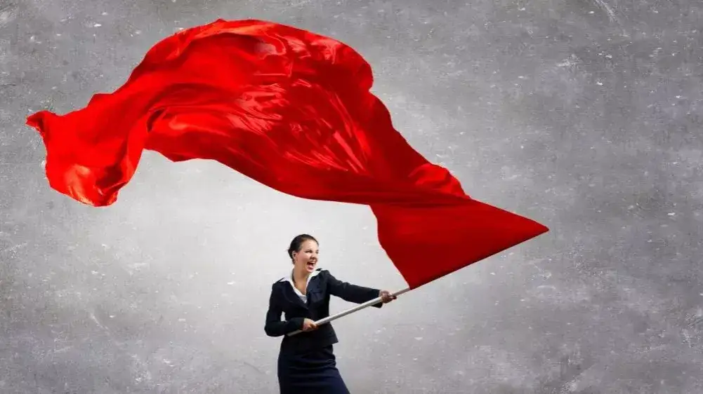 grafika czerwone flagi medyczne