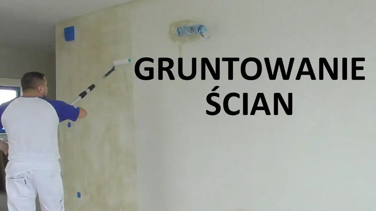 Gruntowanie ściany przed malowaniem