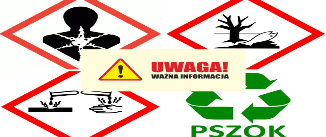 Znaki ostrzegawcze i symbol recyklingu. Dowiedz się, gdzie wyrzucić stare farby, by chronić zdrowie i środowisko.