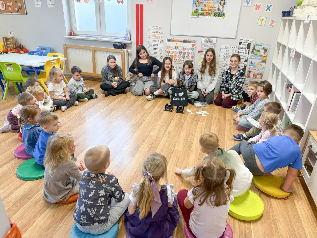 Szczęśliwe dziecko w przedszkolu